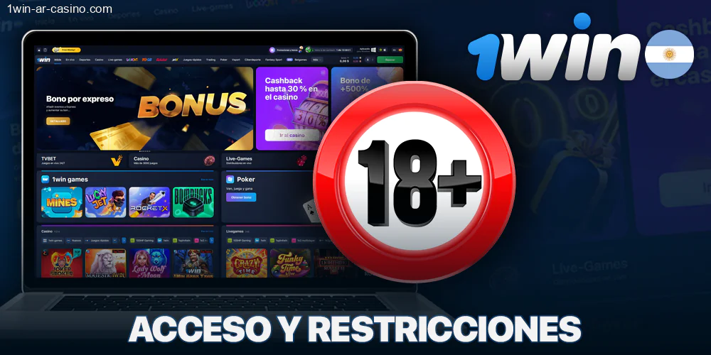 Acceso y restricciones en 1Win