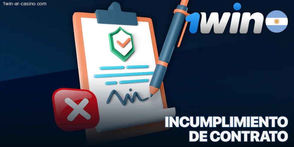 Cumplimiento de los términos del contrato 1Win en Argentina