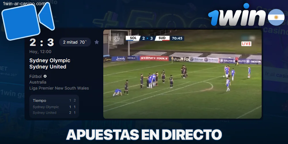 Apuestas en directo en 1Win