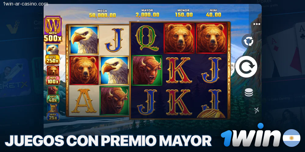 Juega al bote en 1Win Casino