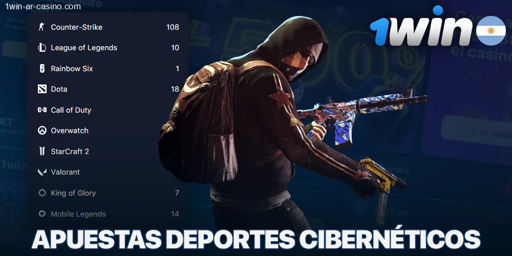 Apostar en ciberdeportes en 1Win