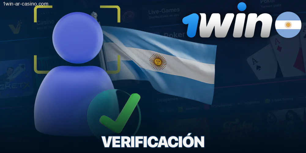 Verificación de una cuenta de casino 1Win en Argentina