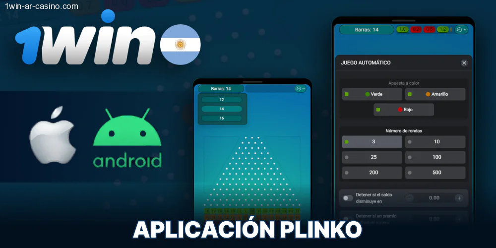 1win Argentina Plinko App